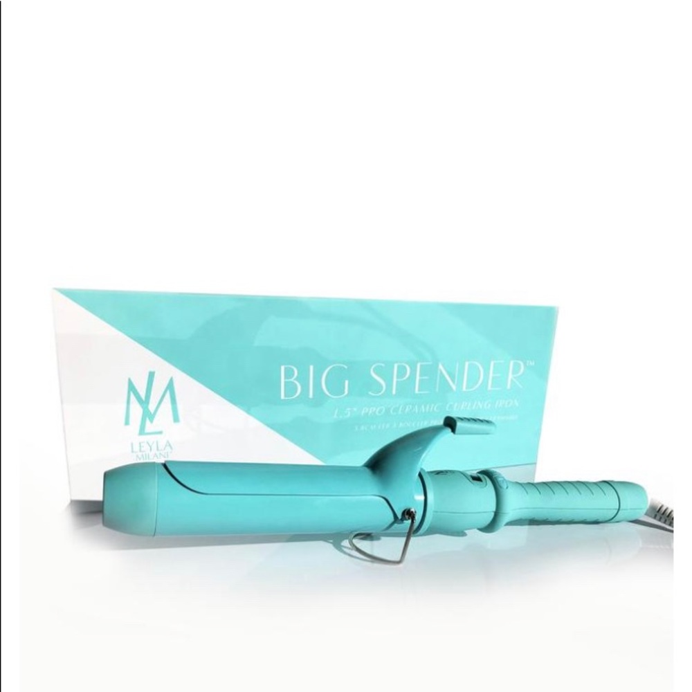 Leyla Milani XL 1.5" pro ceramic clip curling iron